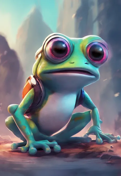 Crazy frog fan art style