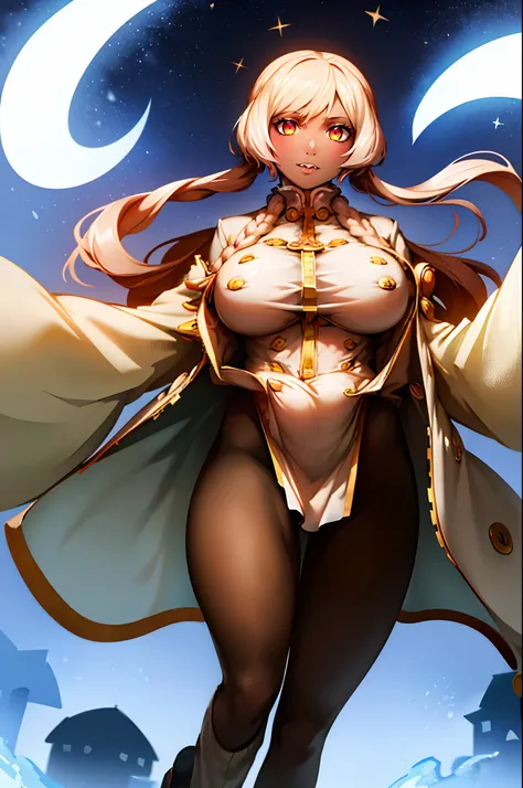 taokaka,,huge breast, , female,fantasy goddess,there is a cartoon picture of a woman with a very large breast, glowing angelic being, glowing holy aura, inspired by Luma Rouge, the non-binary deity of spring, ethereal rainbow nimbus, the butterfly goddess ...