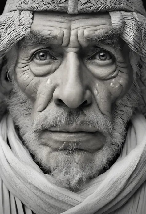 (sharp focus:1.2), an award winning photo of an old man peasant, water droplets, thunderstorm outside, lightning back lighting, , lines on face, wrinkles, extremely detailed skin, sadness, hopelessness ,cloudy eyes, (deep shadows:1.1), high contrast, beaut...