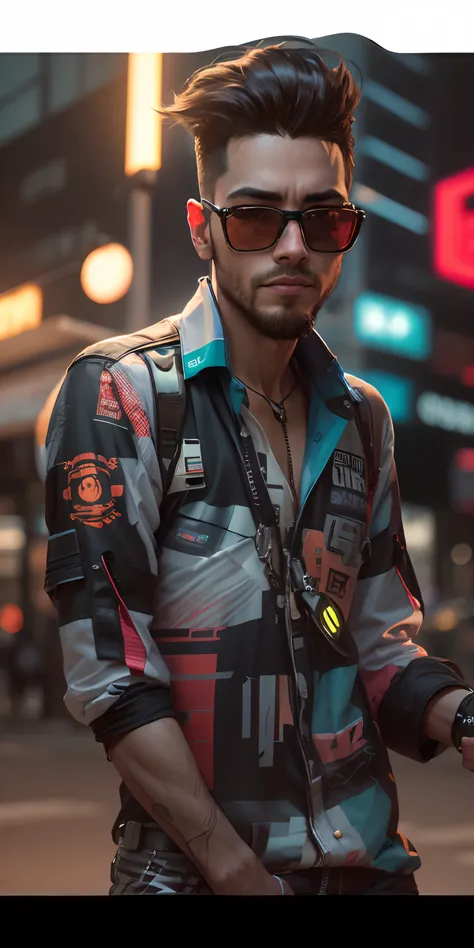 Change baground cyberpunk handsome boy real stic face ultra HD quality