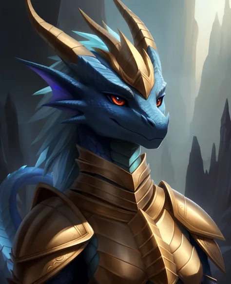 anime - imagem estilo de uma mulher cavaleiro, anthro dragon art, dragon inspired armor, dragon armor, dragon queen, fantasy inspired dragon armor, realista, draconic looking armor, epic fantasy art style, dragon scale armor, the dragon girl portrait, epic...