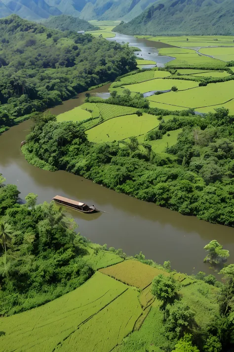 Laos features a diversity of landscapes and ecosystems. The country is landlocked and heavily forested, with 80% of land cover featuring hilly or mountainous terrain, and the remaining 20% comprising plateaus and lowland valleys along the Mekong floodplain...