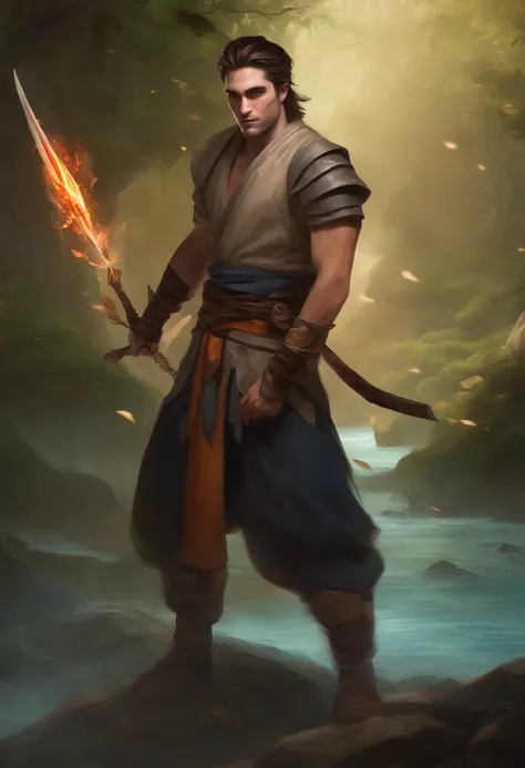 Robert Pattinson as Yasuo from league of legends