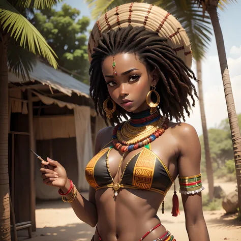 Femme Africaine sauvage