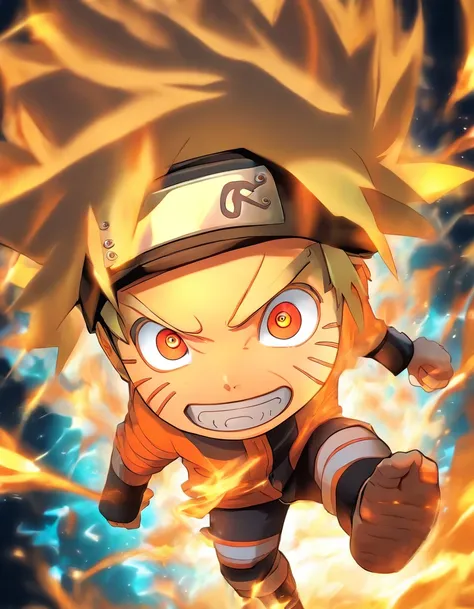 naruto chibi, rtx, octano, irreal, sticker, diecut