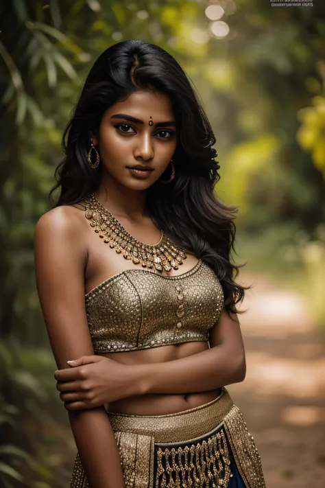 photo of top model 20 year old south indian woman, extremely high quality RAW photograph, detailed background, intricate, Exquisite details and textures, highly detailed, ultra detailed photograph, warm lighting, 4k, sharp focus, high resolution, detailed ...