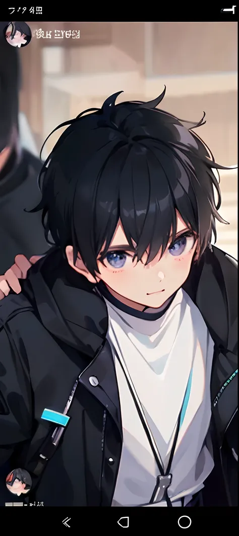 anime boy with black hair and blue eyes in a black jacket, young anime man, anime moe artstyle, anime boy, clean detailed anime style, male anime style, high quality anime artstyle, artwork in the style of guweiz, anime style portrait, male anime character...