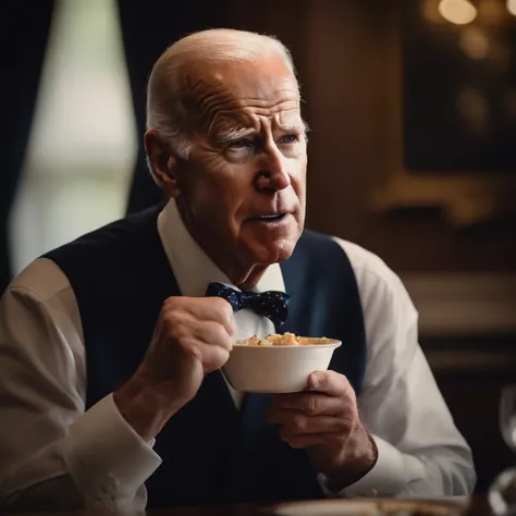 President Biden eating shet