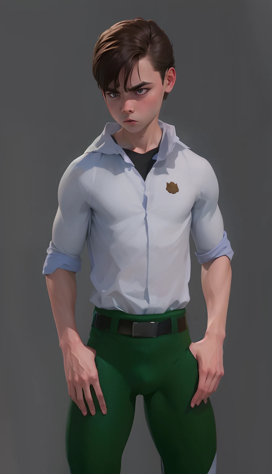 a cute boy, mad face, realistic, super detail, 8k