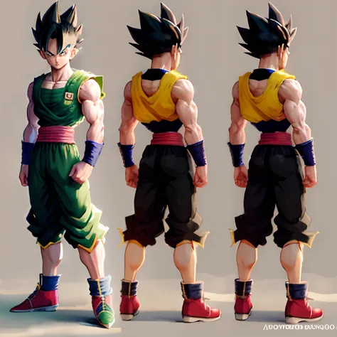 dragonball oc sheet boy outfit