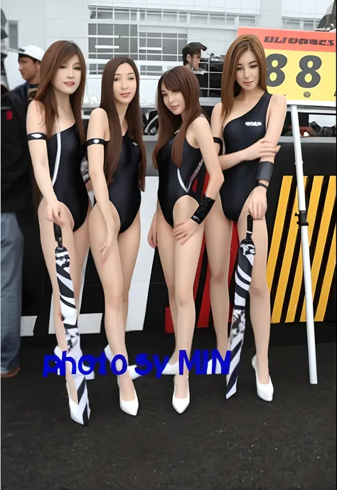 Super High Leg Competitive Swimsuit Black、Colossal tits、vests、Crotch Superbite、Savage competition swimsuit、Im wearing pin heels、8K、broach、Plain competitive swimwear、One-shoulder competitive swimsuit