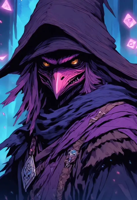 retrato de kenku masculno picaro dungeons and dragons