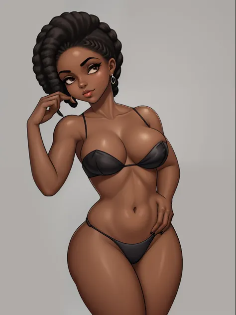 (mulheres, meninas, feminino, , Big grande, bonita de corpo inteiro, vinte anos, 1920s vibes, 1 9 2 0 s estilo pano, Era do Jazz, saia preta curta, 1 9 2 0 s estilo, Estilo dos anos 1920 Uma mulher negra, mulata, Morena, lindos seios uma coxa larga e fin...