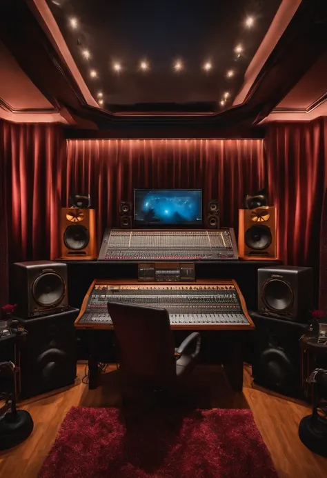 8k hyper realistic multimillion dollar recording studio