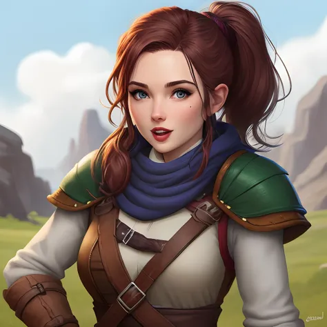 D&D funny female rogue