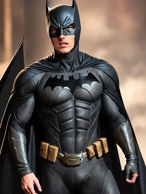 "Tom Cruise in the Batman costume and mask"