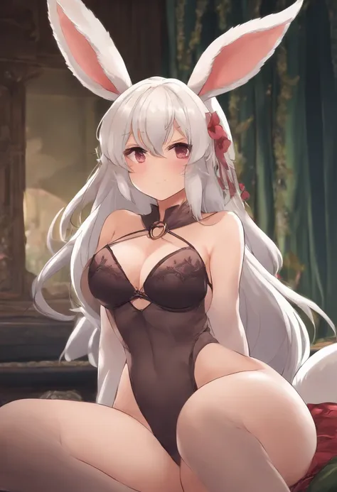 Nanachi wearing lingerie, ass, , thick thighs, panties,