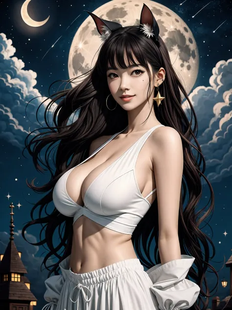 (best quality, masterpiece:1.2), (best illustration), (extremely detailed illustration), (looking at viewer:1.4), (full_body), (1girl, 15yo, cute:1.2), (black eyes), (tareme, v-shaped eyes), short eyebrows, wide eyes, bangs, (black hair), lips, medium hair...