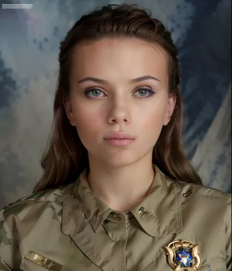 image of a ((unbelievably stunning)) sks woman wearing an official uniform looking seriously at the camera, epic (photo, studio ...