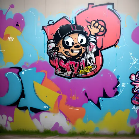 graffiti on the walls、hiphop、