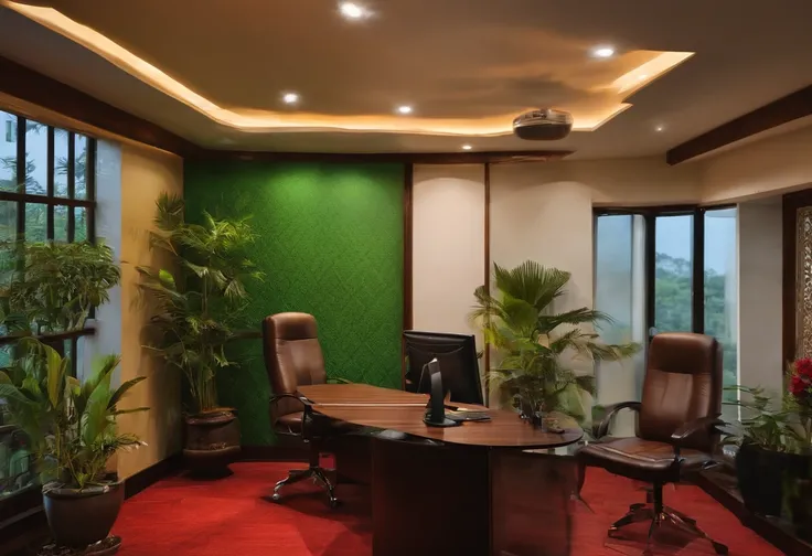 bangladeshi background in office