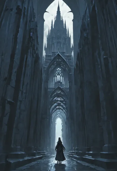 The Gothic City of the Necro is a testament to haunting beauty and creepiness，A testament to civilizations deep reverence for death and the afterlife. Its architecture incorporates a dark aesthetic, intricatedesign, and otherworldly mystery. Below is a vis...