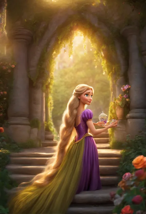 Rapunzel como uma personagem da Disney