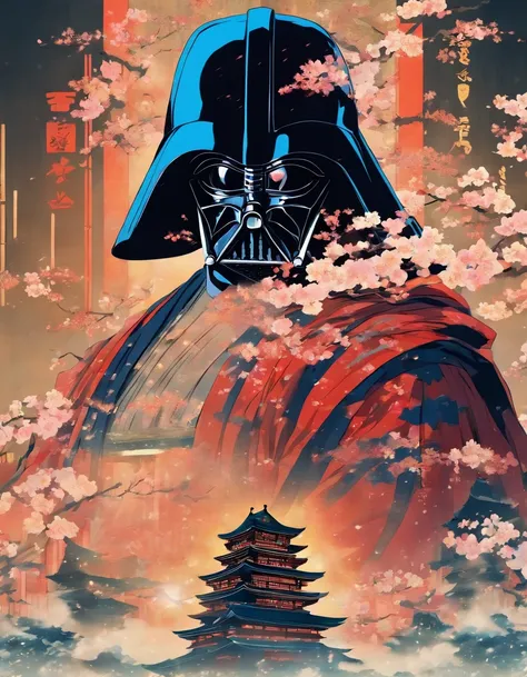 Double Exposure,Darth Vander,UKIYO-E