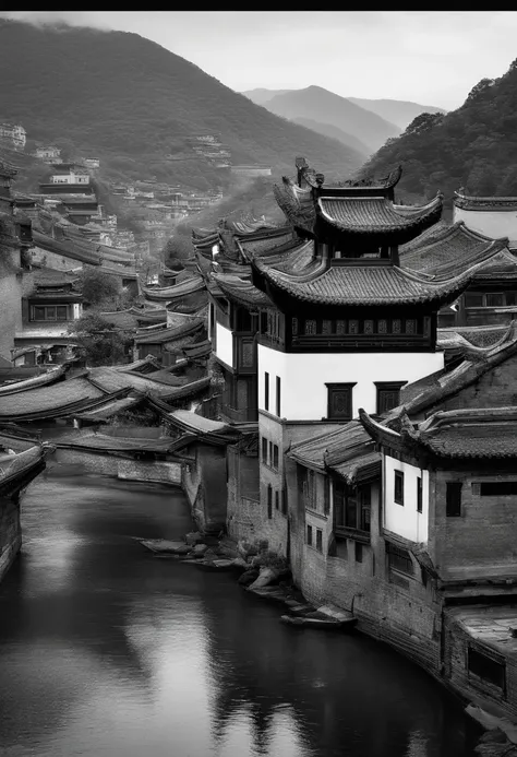 fenghuang，Minimalist，Black lines，white backgrounid