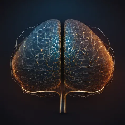 No centro do logotipo, You can represent a stylized brain icon，Cercado por um brilho suave ou aura, Representa uma melhoria no conhecimento. Inside the brain, Integre linhas complexas e interconectadas, Similar to neural pathways, Synaptic, e circuitos. Th...