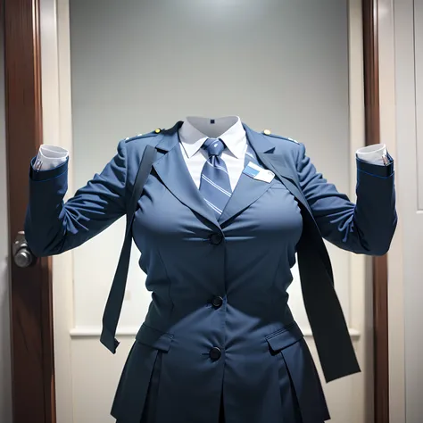 (school uniforms on hanger), ((invisible, no humans:1.5, headless:1.5, handless, legless)), (extremely detailed), (photo realistic:2), (photon mapping), (8k), in closet