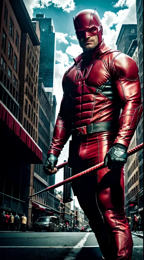 Daredevil , 35mm lens, photography, ultra details, HDR, UHD, 8K --auto