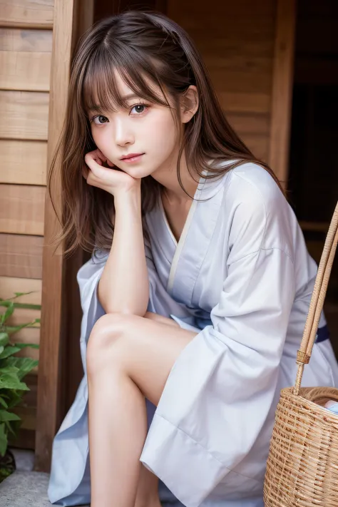 Top image quality、8K、​masterpiece：1.3))、Realistic high-quality photos、top-quality、girl cute-fine face、20 years old beautiful Japan girl、Photo of slim little girl model、Beautiful girl model、young japanese girl、Young cute face、japanaese girl、20-year-old fema...