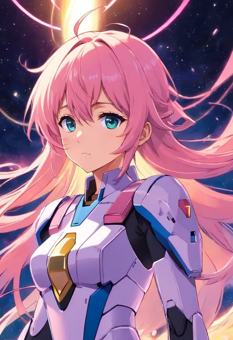 Lacus Clyne - Mobile Suit Gundam ,A beautiful and aesthetically pleasing illustrative masterpiece, Post-editing of Topaz AI