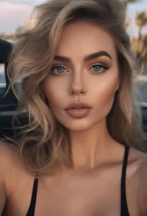 Arafed mujer completamente , Chica sexy con ojos azules, ultra realista, meticulosamente detallado, Retrato Sophie Mudd, cabello rubio y ojos grandes, selfie de una mujer joven, Camera eyes, Violeta Myers, Sin maquillaje, Maquillaje natural, staring direct...