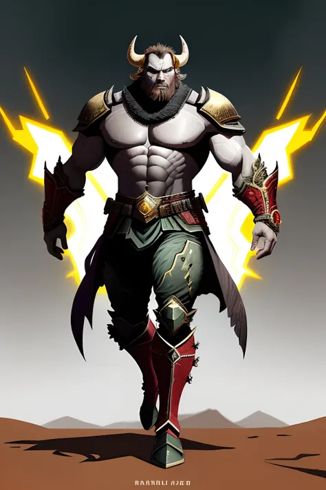 (Full Body) "Zodiac Sign Taurus the bull", Warlord is a ruthless and bloodthirsty tyrant who rules the Scorched Wastes with an iron fist. He is always looking for new ways to expand his power and conquer new territories. His army is one of the most feared ...