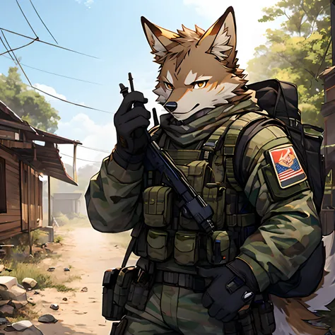 modern warfare、coyote、furry