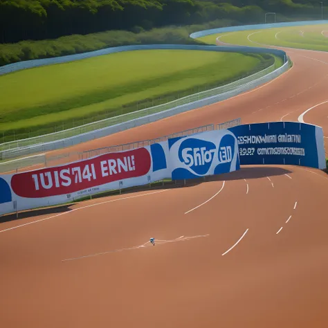 Imagem de um circuito de corrida