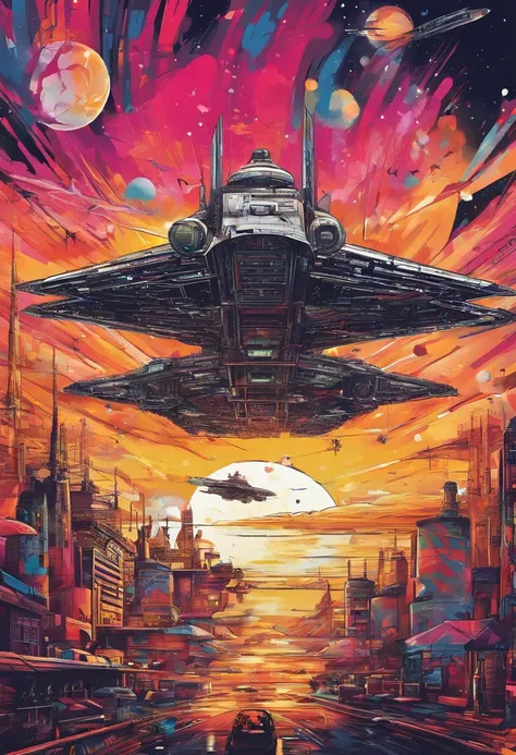 star war，karo，galactic，aircraft carriers，large scene