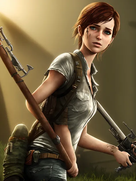 Make a seductive version on Ellie from the last of us