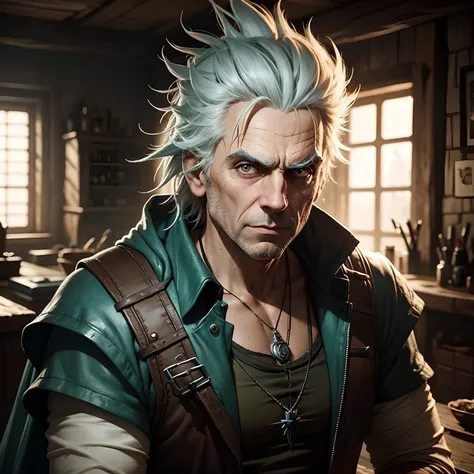 Rick sanchez, the witcher