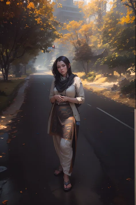 modelshoot style, (extremely detailed CG unity 8k wallpaper), full shot body photo of the most beautiful artwork in the world, stunningly beautiful photo realistic cute young lady in most urban outfit, big, professional majestic oil painting by Ed Blinkey,...