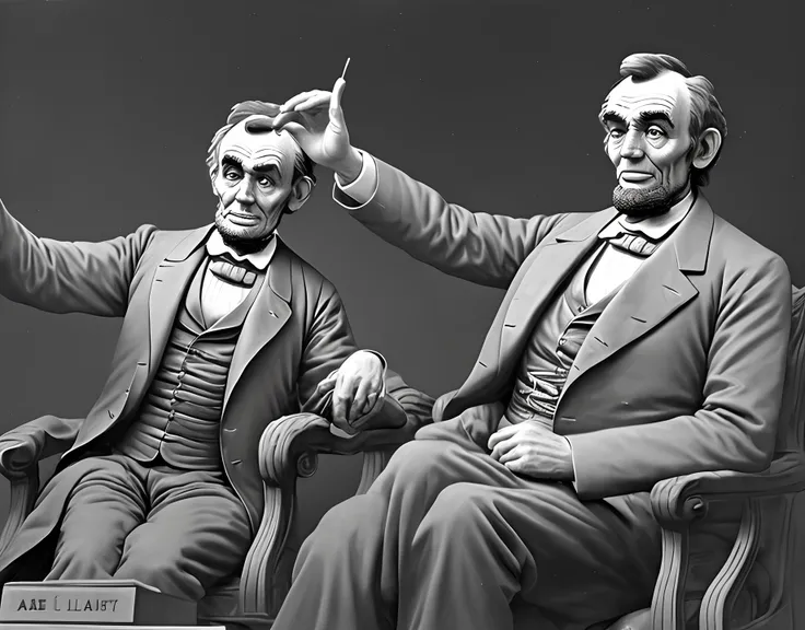 Abe lincoln hitting that woah