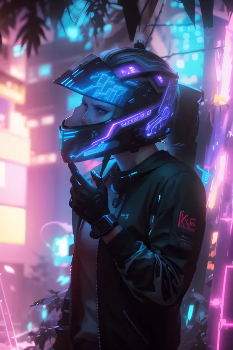 Background change, cyberpunk look, 8k, ultra realistic, 4k