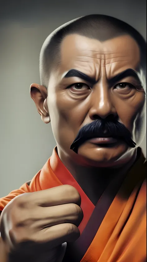 .Shaolin Monk Hyper - Details、Make a superpower fist、Destroy the world、8k movies、Joseph Stalin face