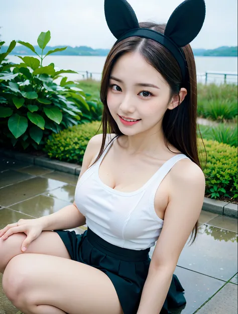 Alafe sitting in the rain、As if Lisa Simpson came back to life, leaked image, leaked photo, at instagram, dilraba dilmurat, ruan cute vtuber, cartoonish cute, Hannah Alisa Omale, Instagram, Larisa Manobal, eva elfie, katelynn mini cute style、huge-breasted、...