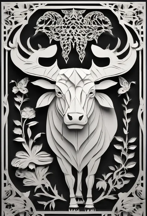 animal vaca tatuaje