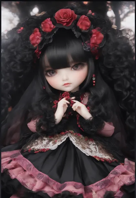 Black silk loli