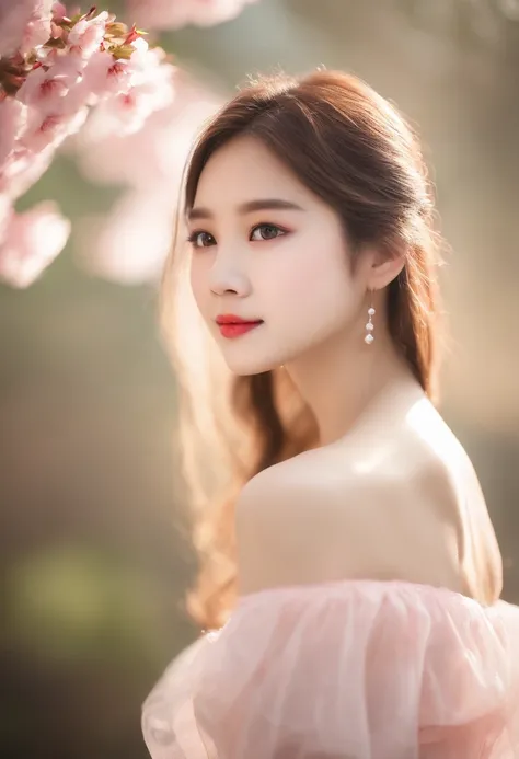 Backview, (flat chest), skindentation, (12 years old), fashion trendy beautiful beautiful girl, gentle attractive Chinese beautiful girl, 10 years old, delicate and sexy collarbone, attractive oval face, double eyelids, smart peach blossom eyes, pink lips,...