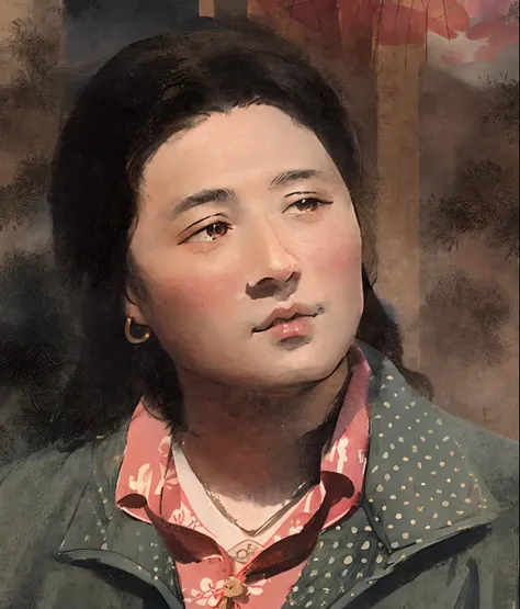 There was a woman looking up at something, Lu Ji, xue han, inspired by Yao Tingmei, Qiu Fang, Zhang Pengzhen, song nan li, Wu Liu, lei min, wang liang, Kwak Ji-young, mu pan, mingchen shen, jia zhangke, xiang duan, mei-ling zhou